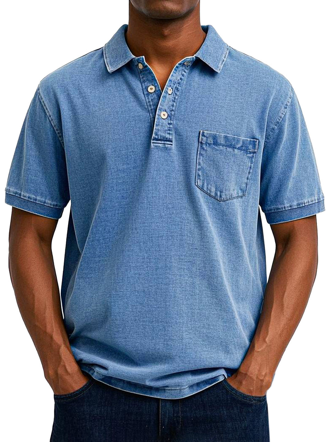 Men's Vintage Relaxed Fit Polo Shirt