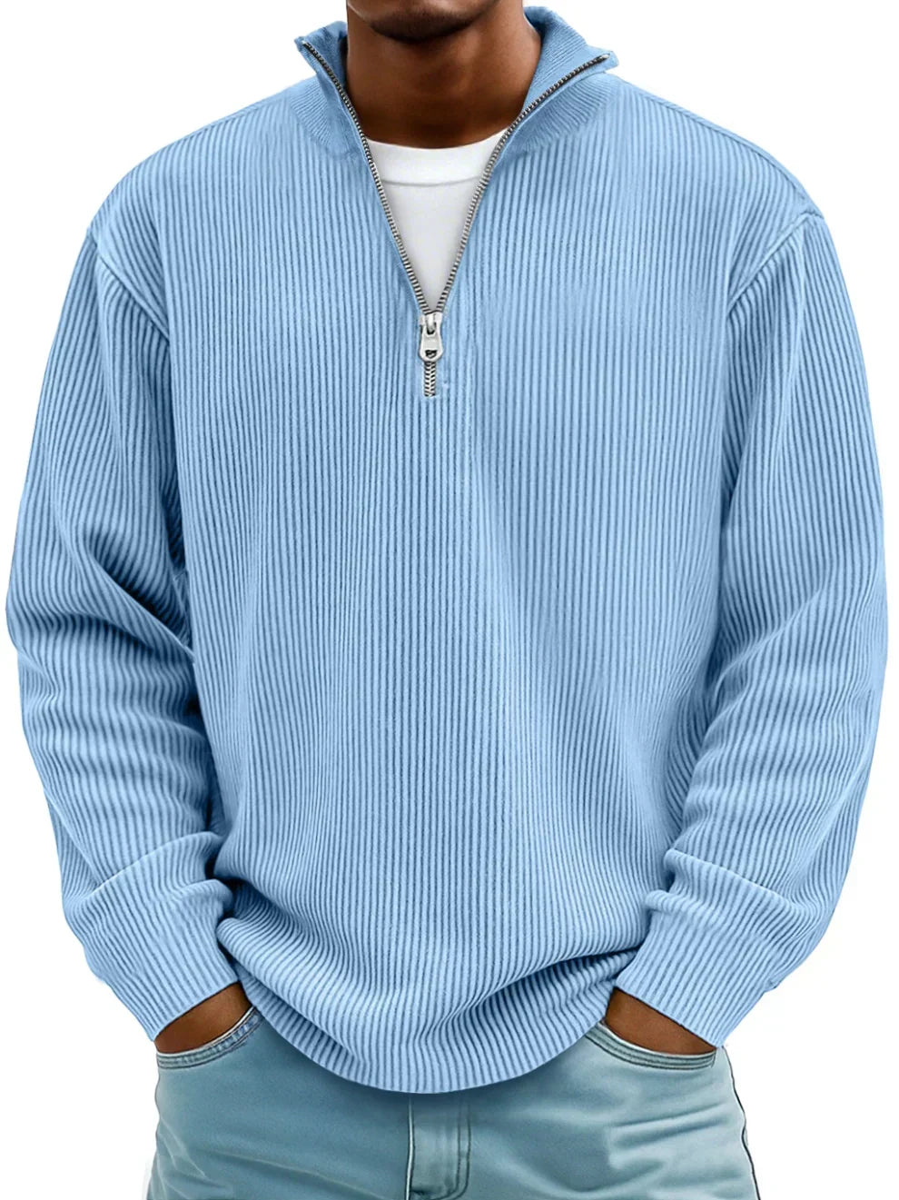 Men's Quarter Zip Shape Holding Pullover