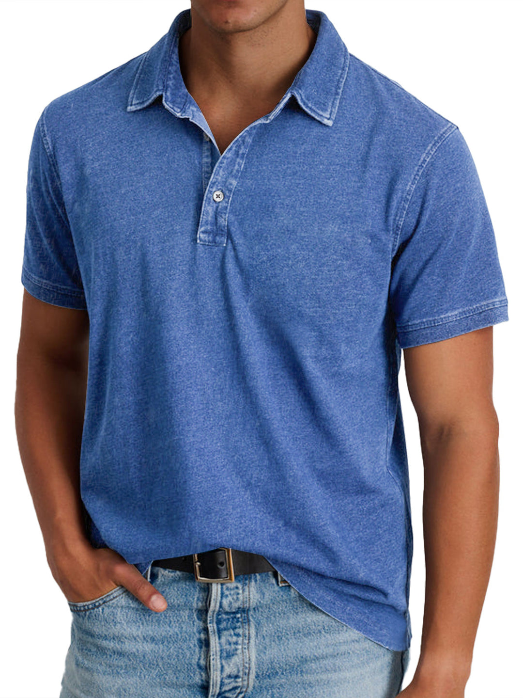 Men's Vintage Washed Relaxed Polo