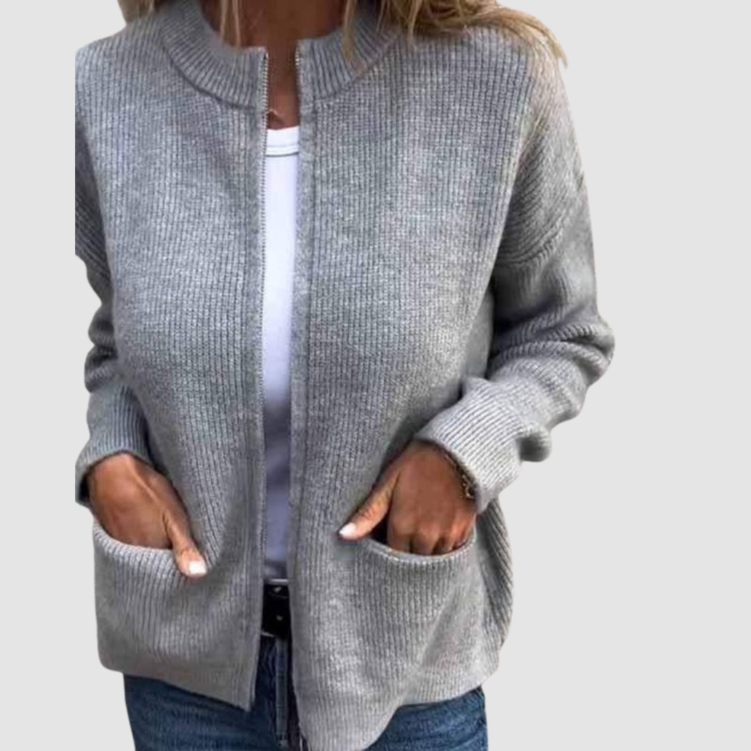 Women's Long Open Front Knit Cardigan