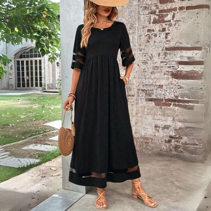Women's Tummy Control Empire Waist Dress