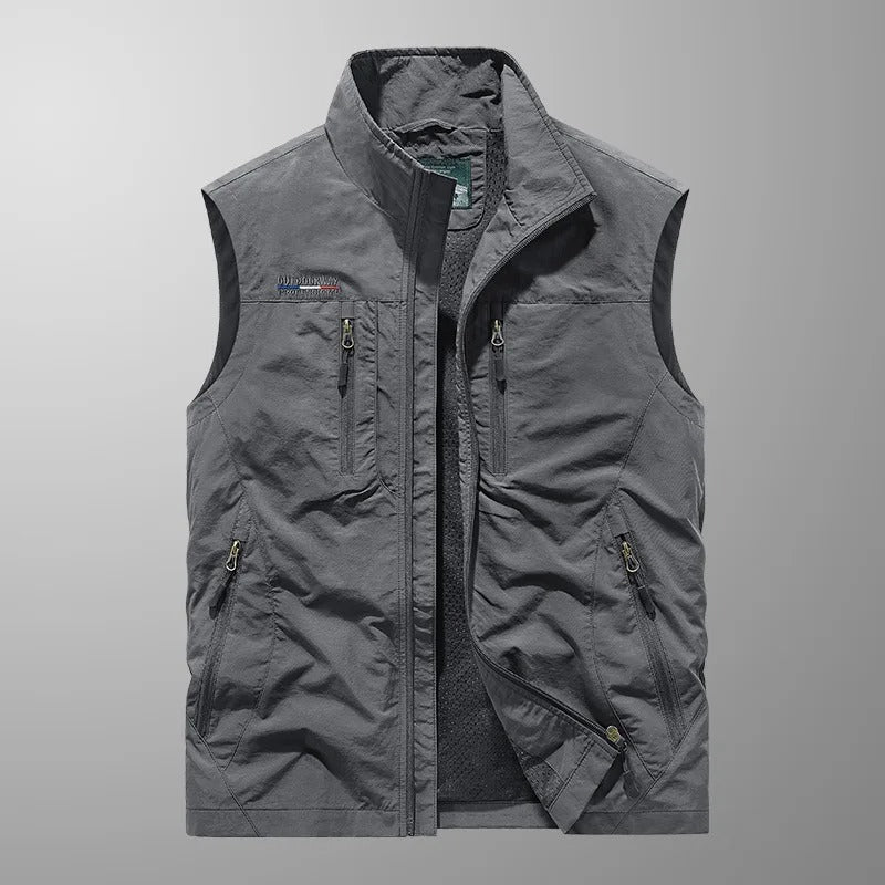 Men's Multi Pocket Outdoor Utility Vest