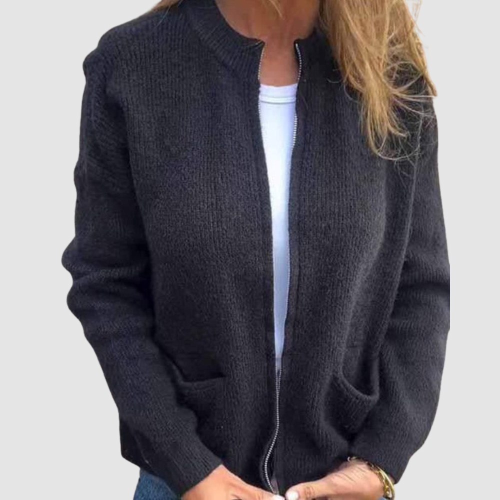 Women's Long Open Front Knit Cardigan