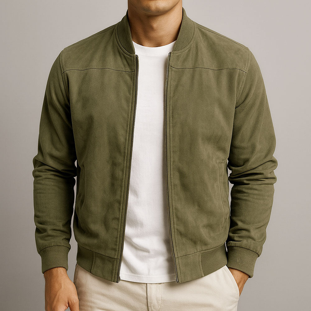 Men's Textured Structured Layering Jacket