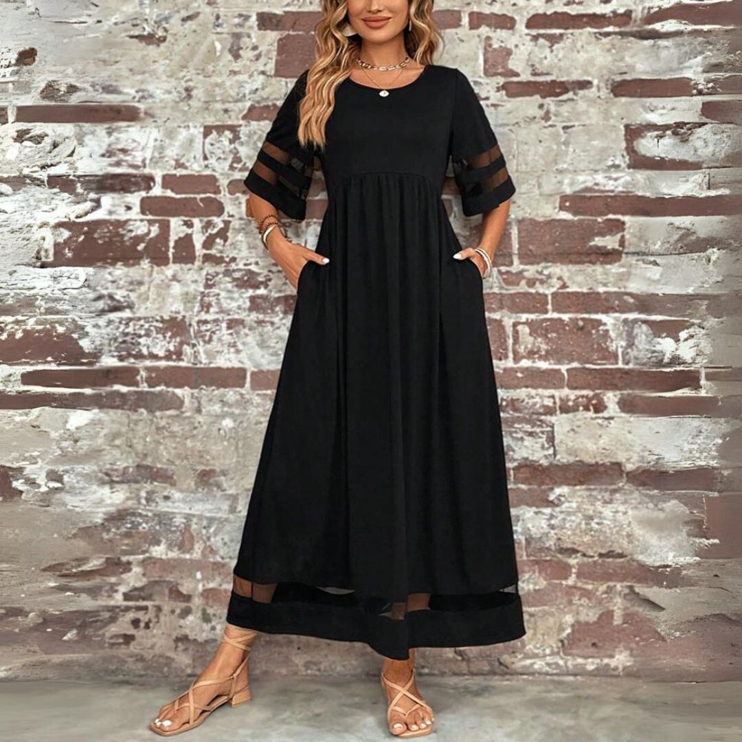 Women's Tummy Control Empire Waist Dress