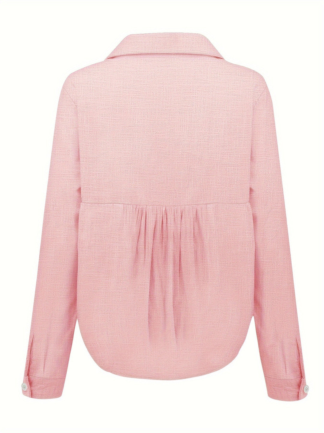 Women's Fringe Trim Lapel Blouse