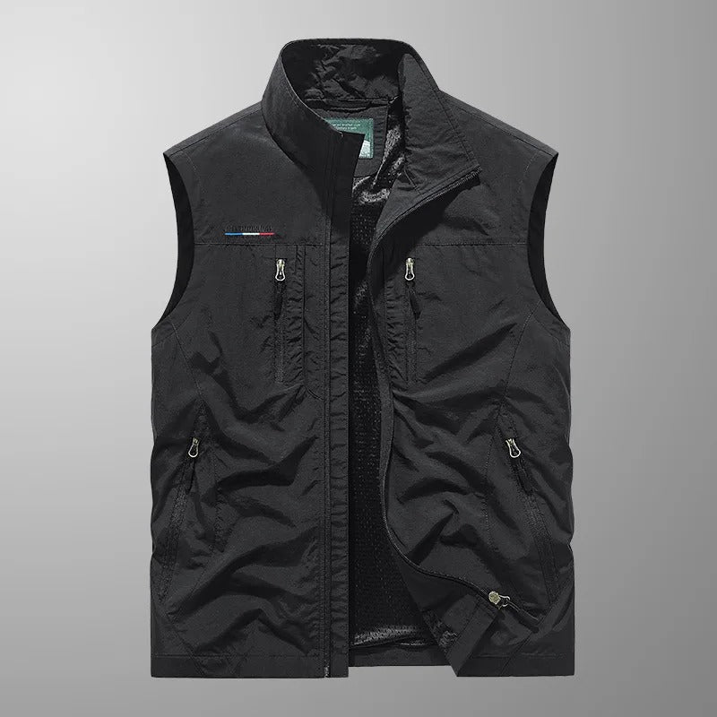 Men's Multi Pocket Outdoor Utility Vest