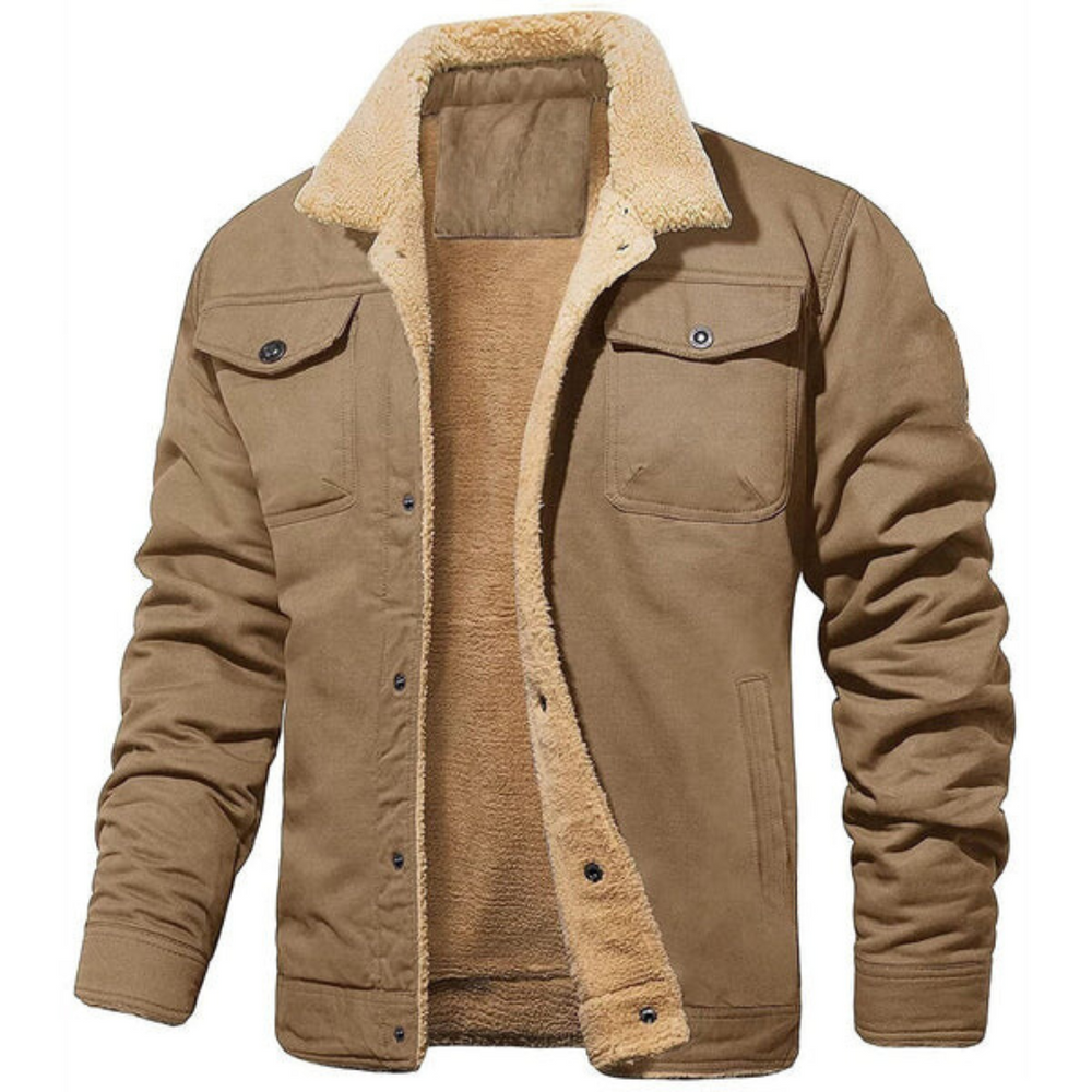 Men's Quilted Lined Bomber Jacket