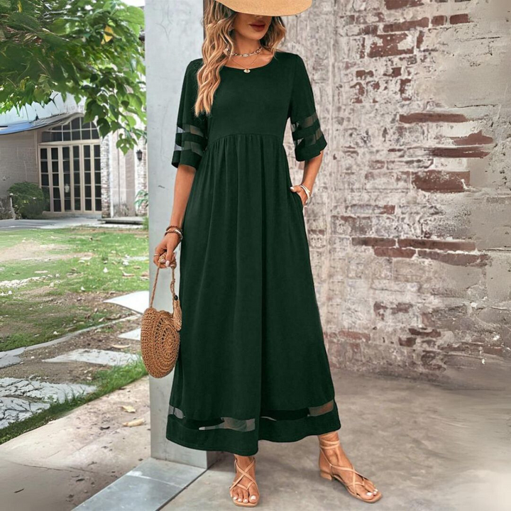 Women's Tummy Control Empire Waist Dress
