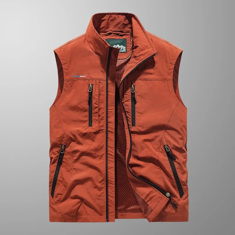 Men's Multi Pocket Outdoor Utility Vest