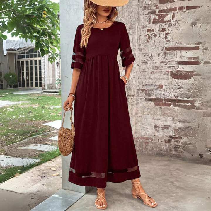 Women's Tummy Control Empire Waist Dress