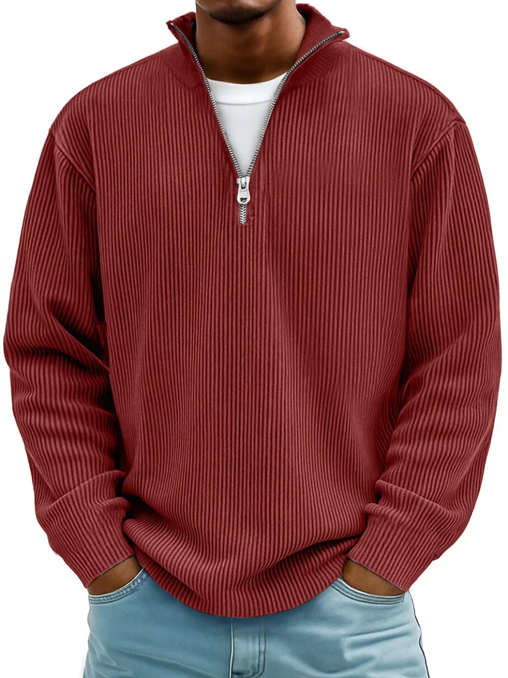 Men's Quarter Zip Shape Holding Pullover