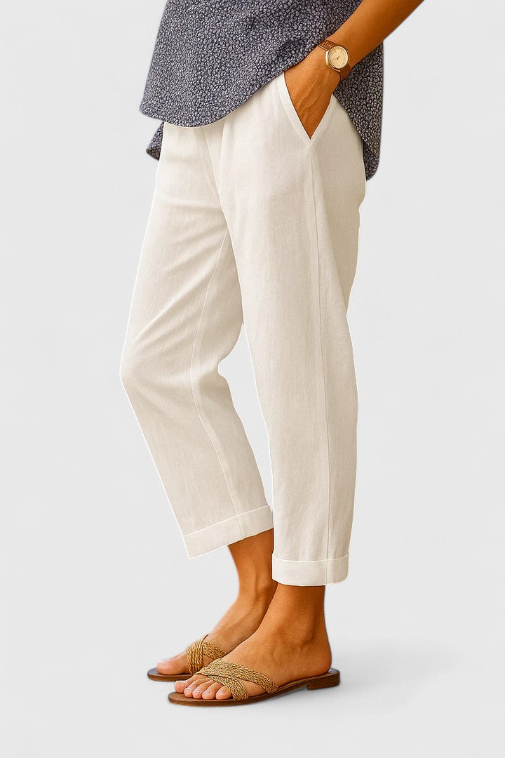 Women's Straight Leg Hidden Pocket Pants