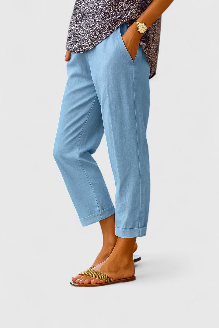 Women's Straight Leg Hidden Pocket Pants