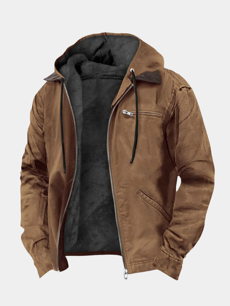 Men's Water Resistant Fitted Overcoat