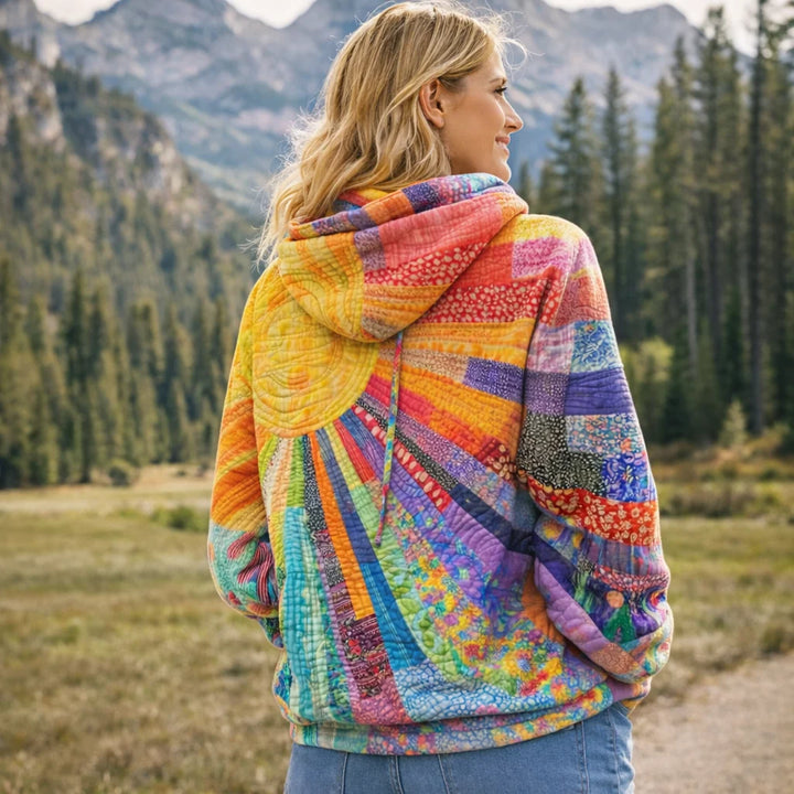 Jolene | Women's Patchwork Print Oversized Hoodie