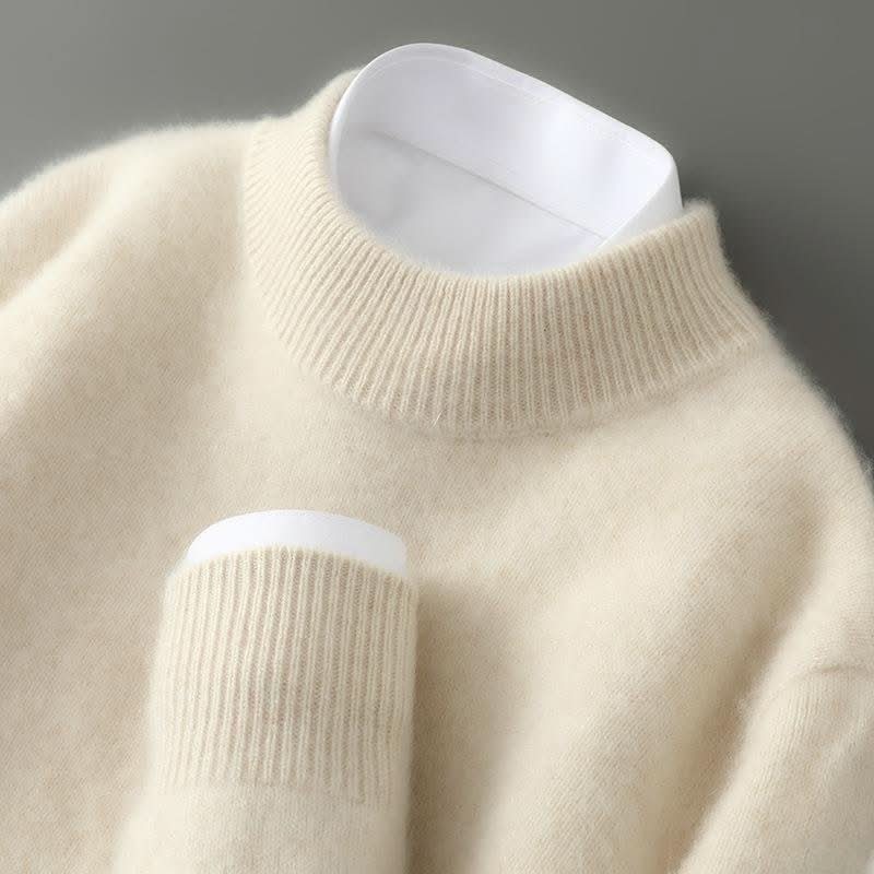 Women's Ribbed Mock Neck Sweater
