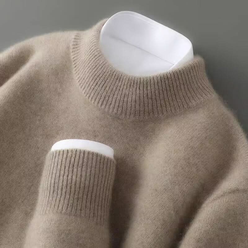 Women's Ribbed Mock Neck Sweater