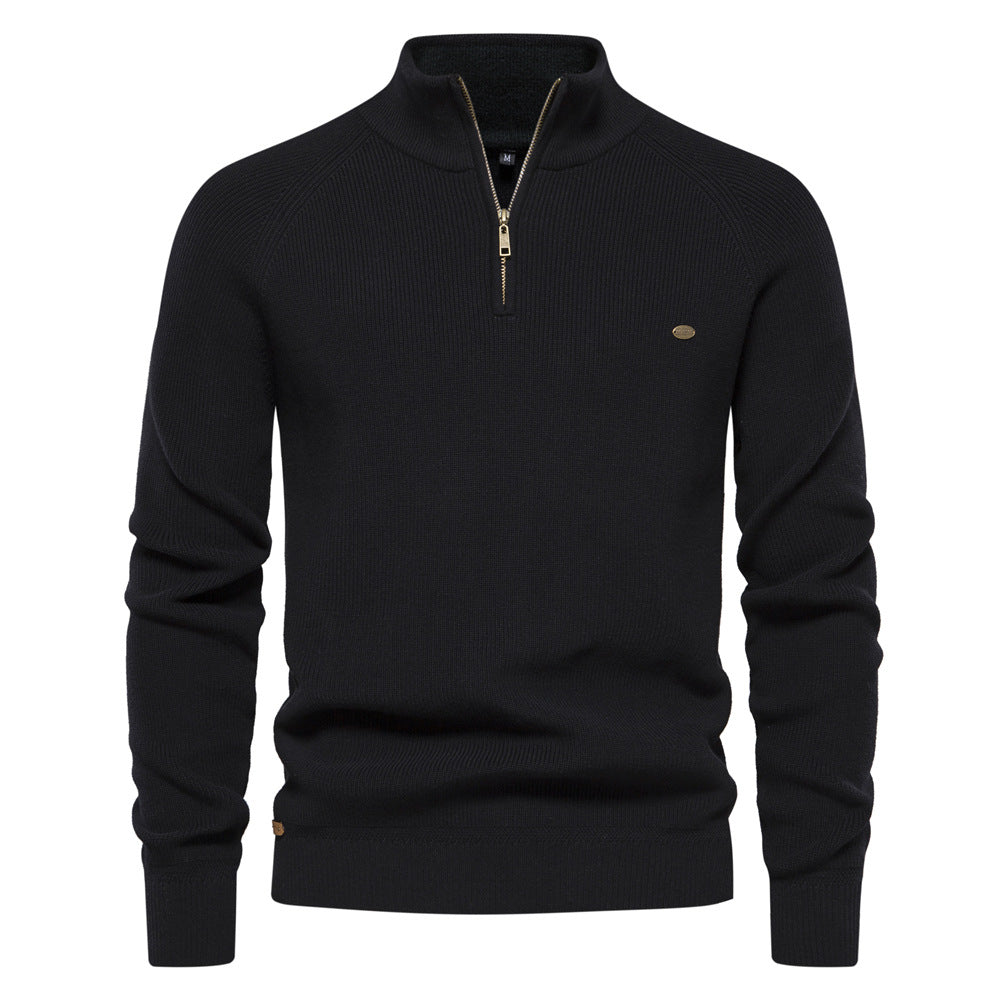 Men's Soft Cotton Blend Fall Pullover