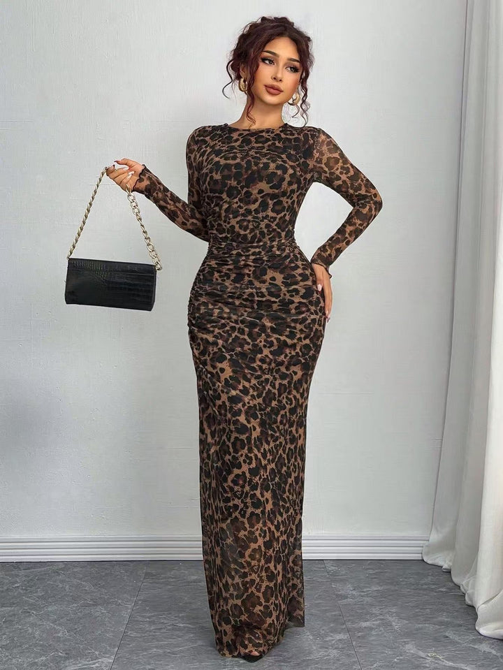 Women's Long Sleeve Bodycon Maxi Dress