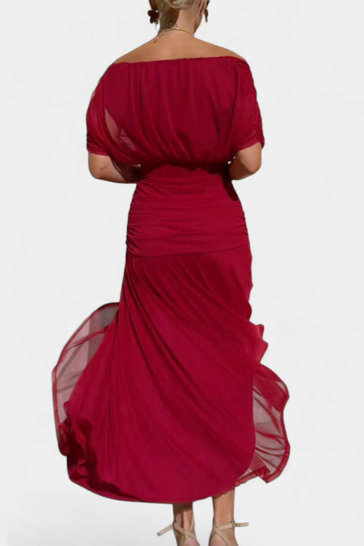 Women's Floral V Neck Maxi Dress