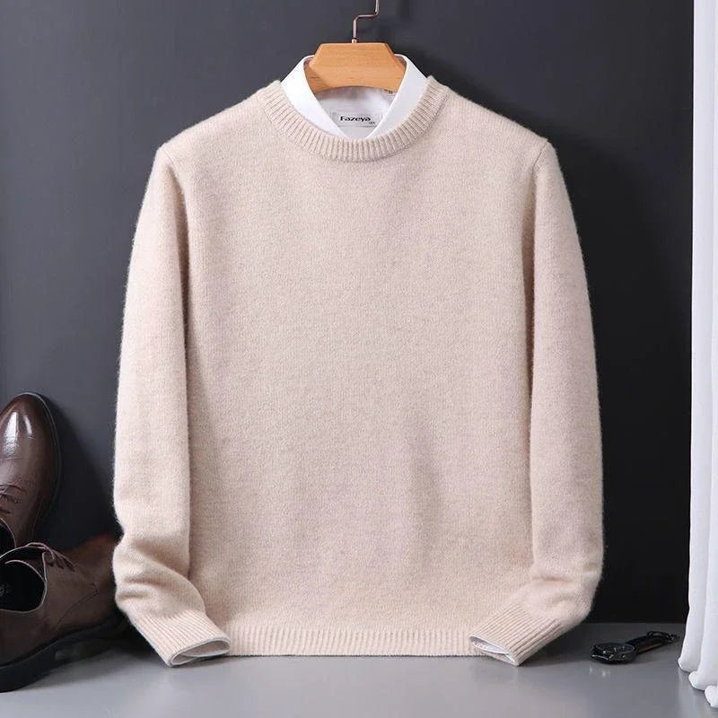 Men's Shape Retaining Crew Neck Sweater