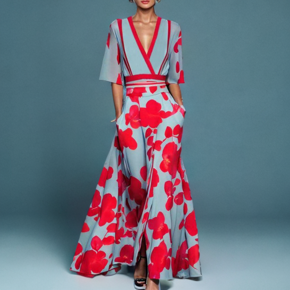 Women's Long Sleeve Fitted Midi Dress