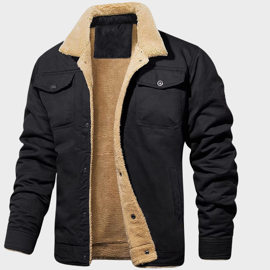 Men's Quilted Lined Bomber Jacket