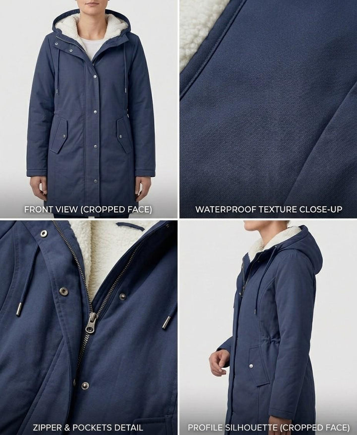 Women's Waterproof Storm Hood Parka