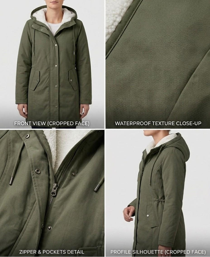 Women's Waterproof Storm Hood Parka