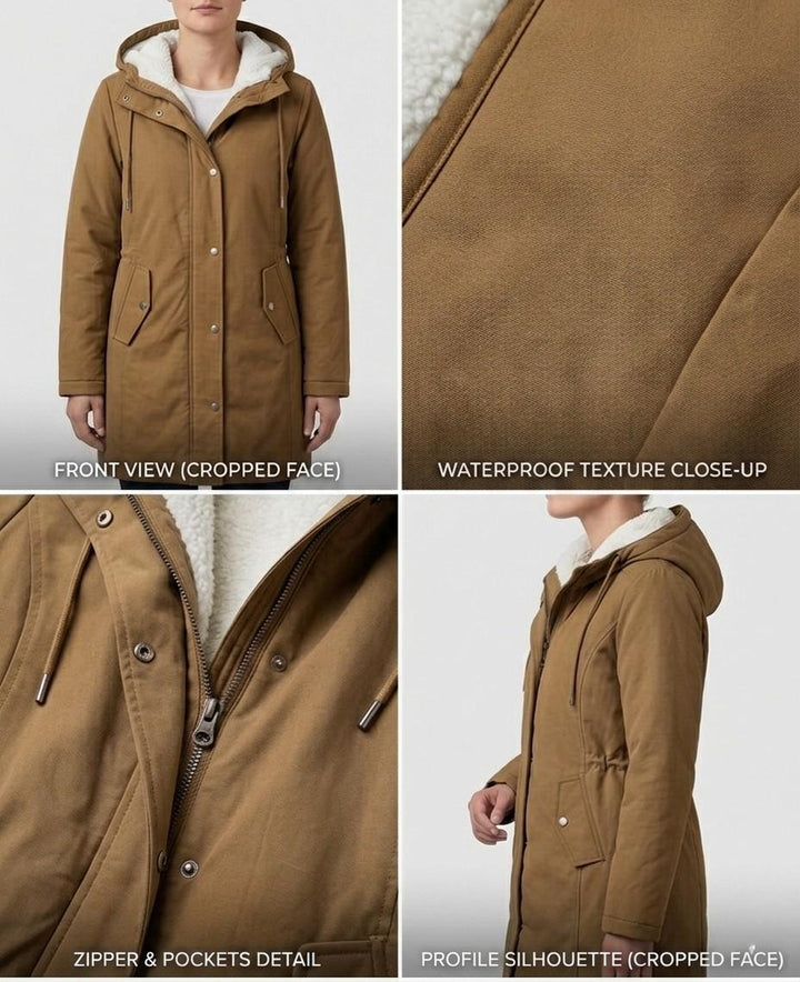 Women's Waterproof Storm Hood Parka