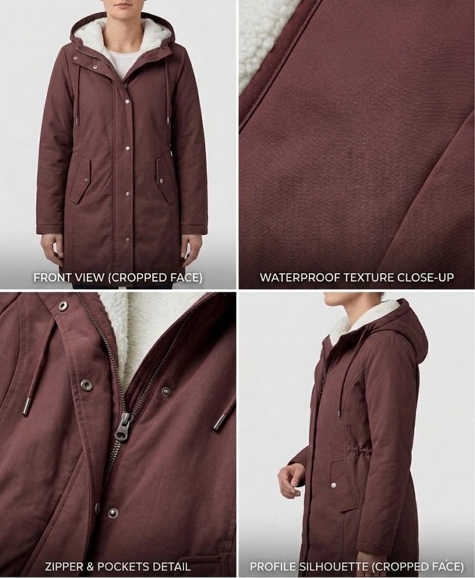Women's Waterproof Storm Hood Parka