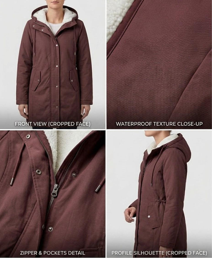 Women's Waterproof Storm Hood Parka