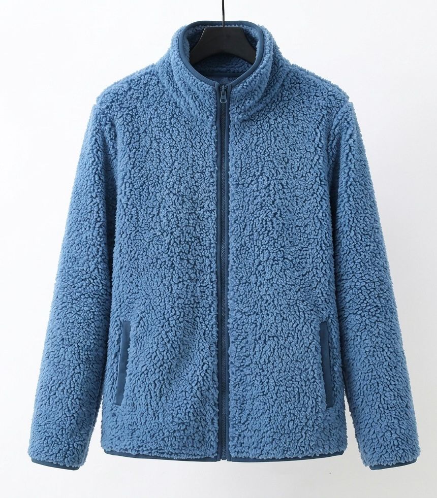 Women's Contrast Trim Stand Collar Jacket