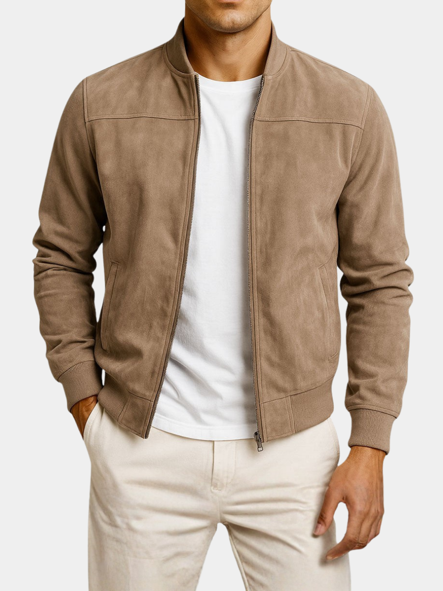Men's Textured Structured Layering Jacket