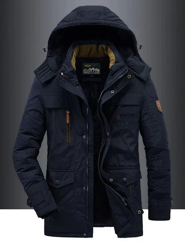 Men's Insulated Fleece Lined Winter Coat