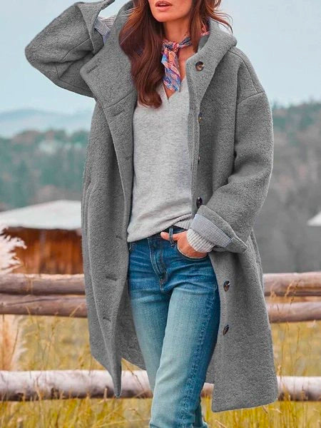 Women's Soft Longline Winter Coat