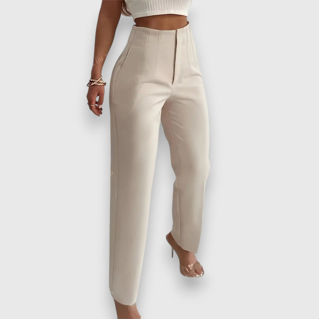 Women's High Waisted Straight Leg Pants
