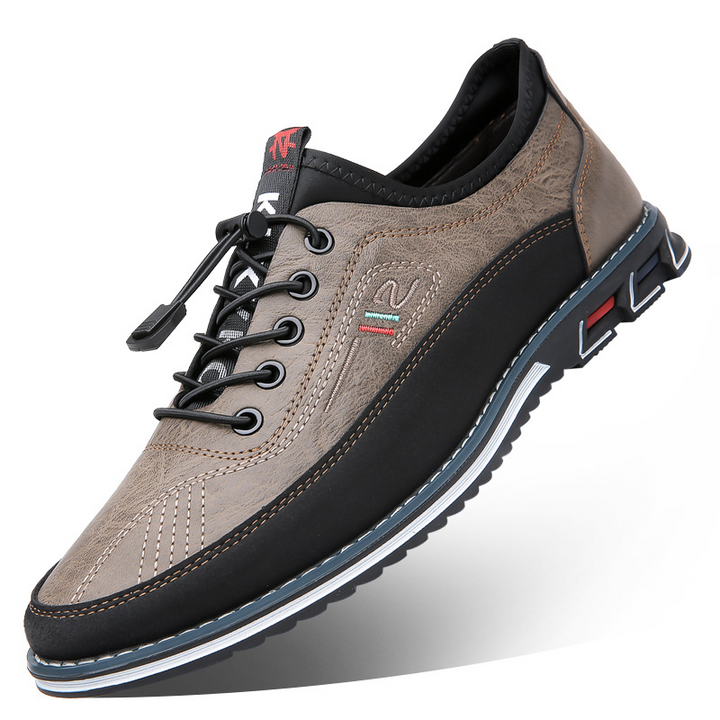 Men's Leather Cushioned Oxford Dress Shoes