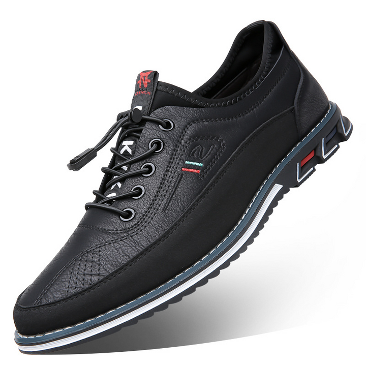 Men's Leather Cushioned Oxford Dress Shoes