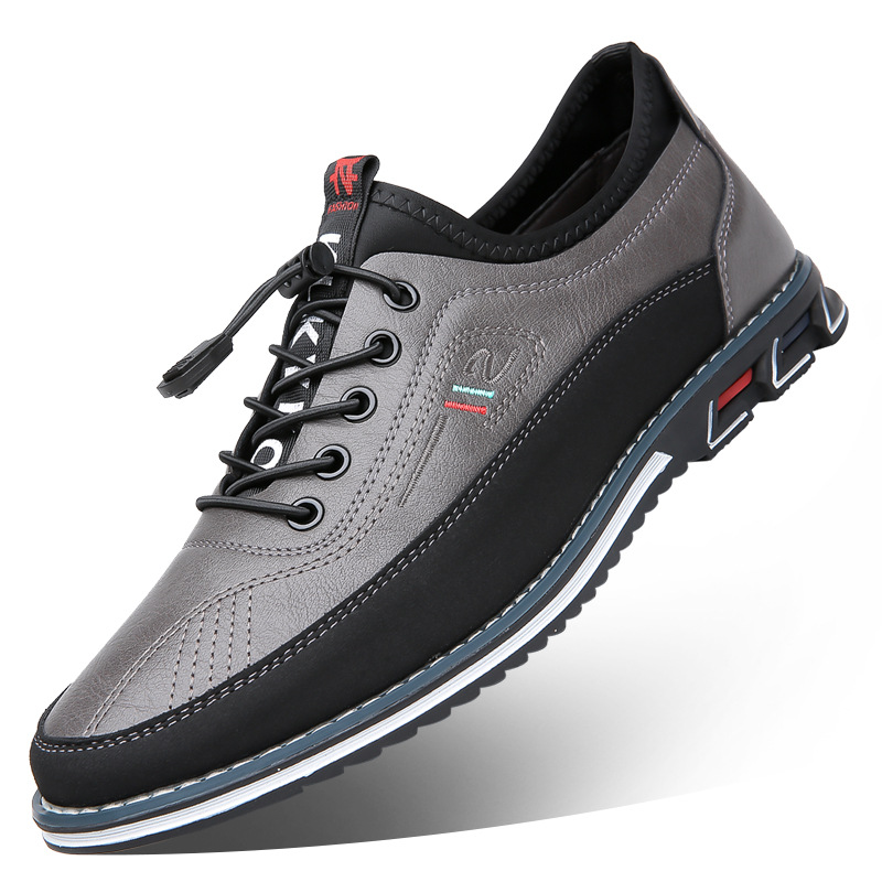 Men's Leather Cushioned Oxford Dress Shoes