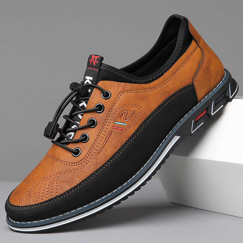 Men's Leather Cushioned Oxford Dress Shoes
