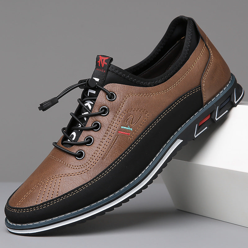 Men's Leather Cushioned Oxford Dress Shoes