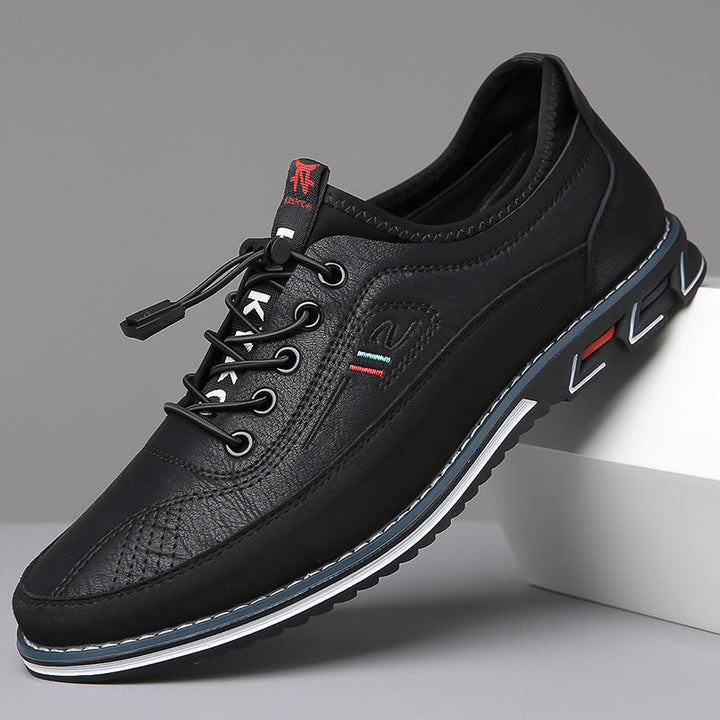 Men's Leather Cushioned Oxford Dress Shoes