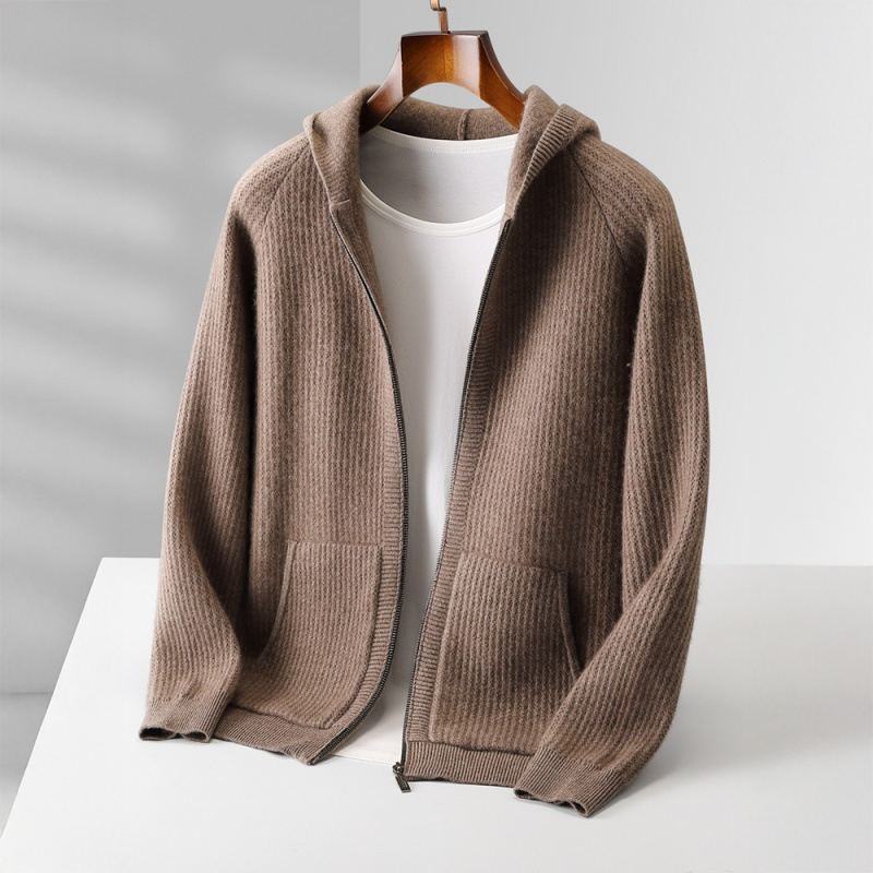 Men's Cashmere Pullover Hoodie