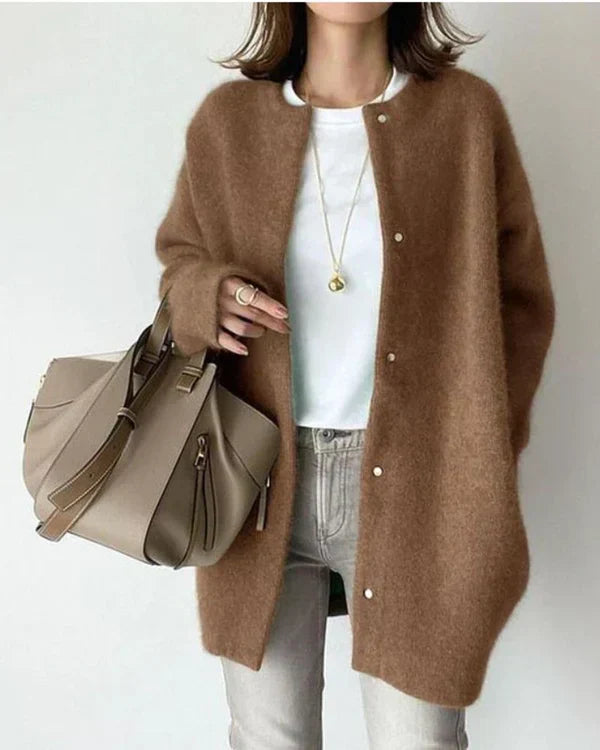 Women's Soft Relaxed Fit Button Cardigan