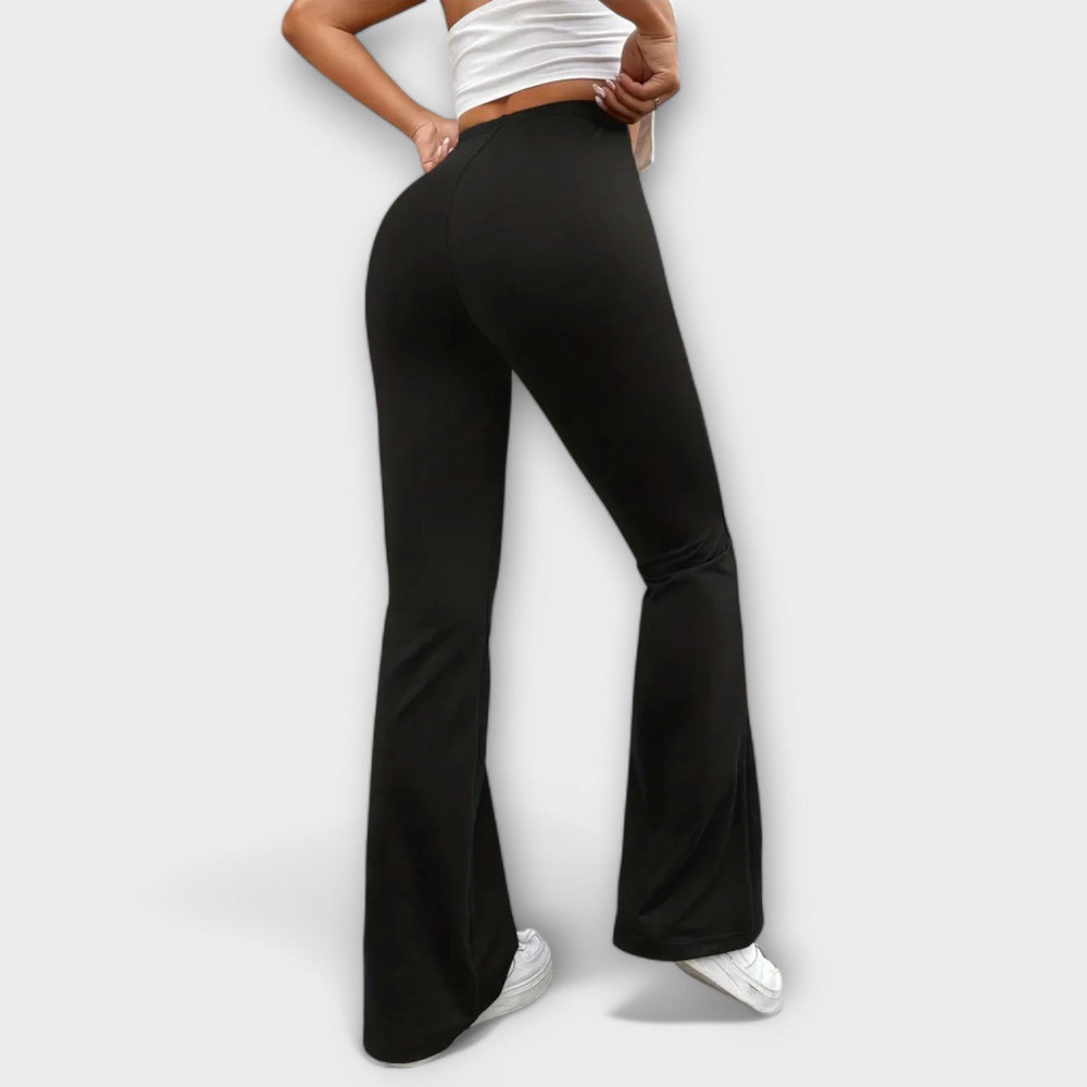 Women's Relaxed Flared Leg Pants