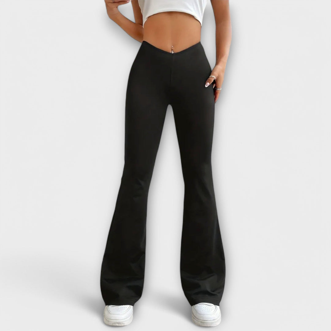 Women's Relaxed Flared Leg Pants