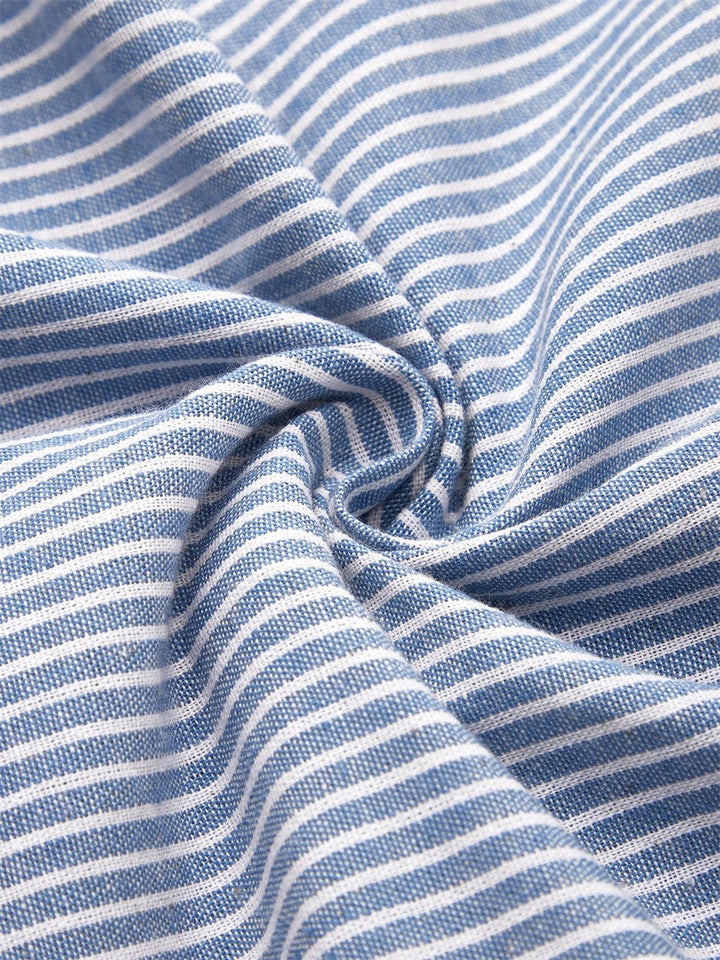 Women's Striped Relaxed Midi Dress