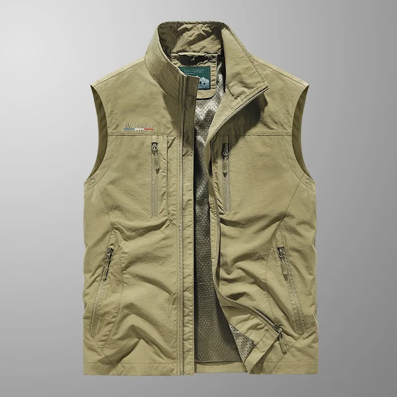 Men's Multi Pocket Outdoor Utility Vest